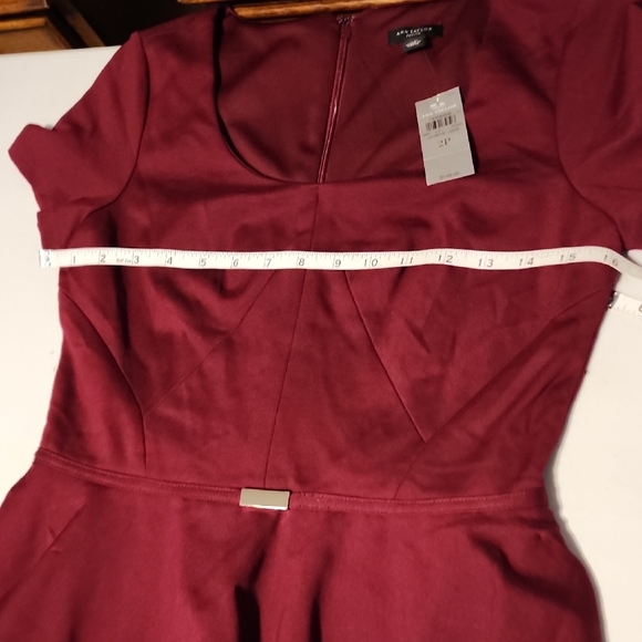 Ann Taylor NWT Rich Burgundy Dress - Picture 4 of 8